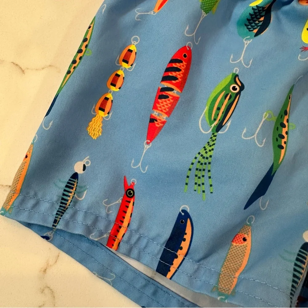 RuggedButts Fishing Lure Swim Trunks